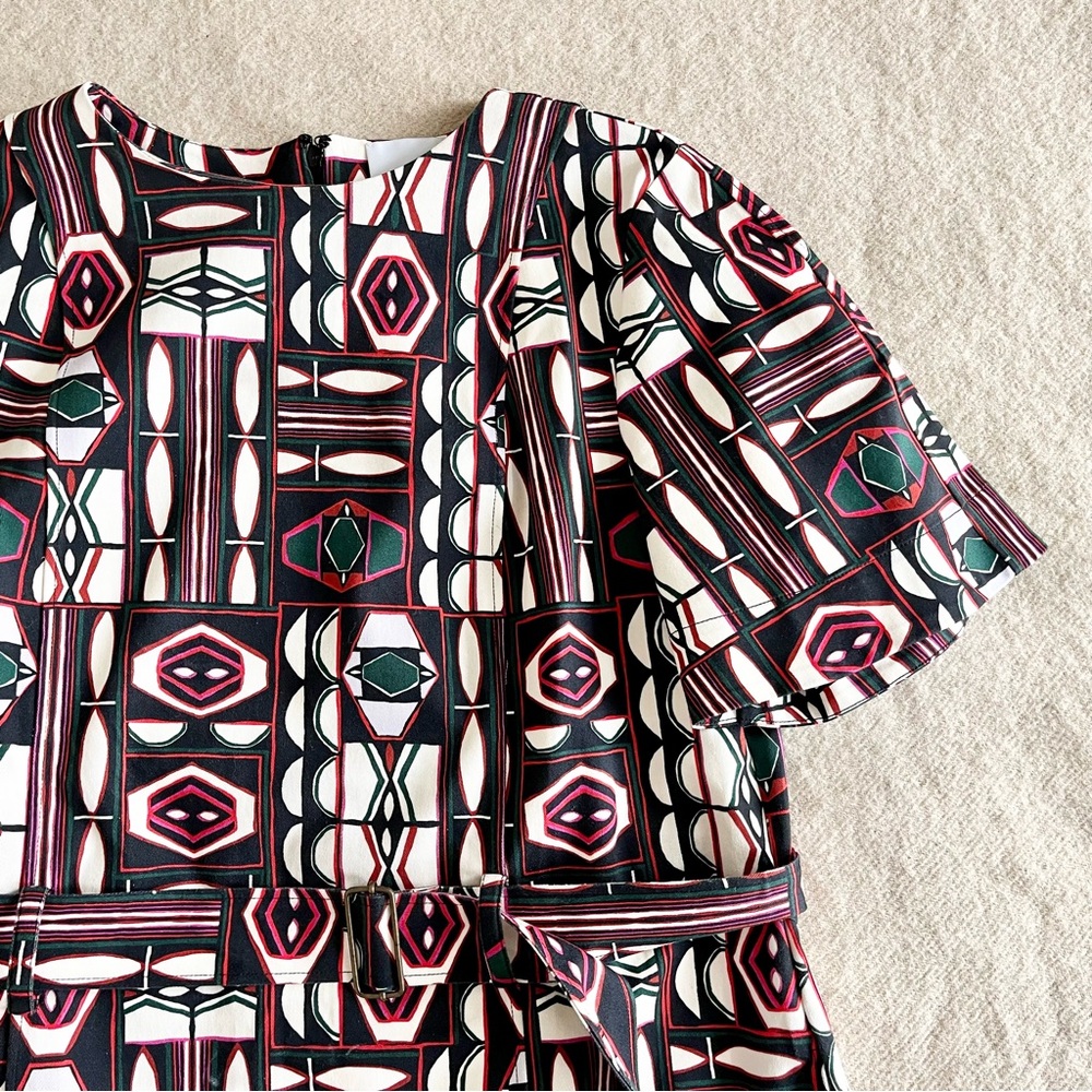 G Label By Goop Malet Printed Minidress In Geo View 4